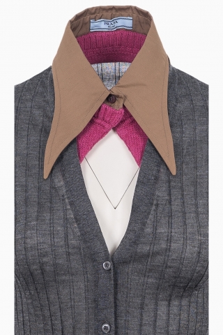 CÁRDIGAN PRADA DE SEDA PARA MUJER