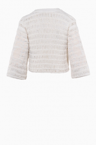 POLO DE PUNTO CON CUELLO EN V DE VALENTINO GARAVANI MUJER