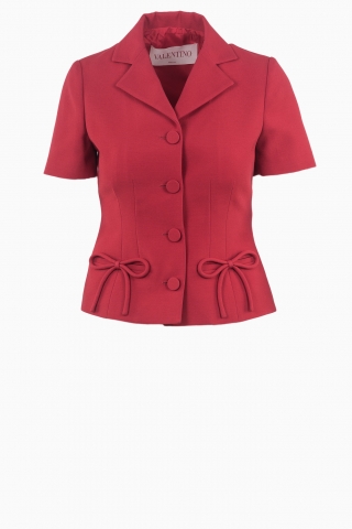 VALENTINO GARAVANI CHAQUETA DE CREPÉ COUTURE MUJER