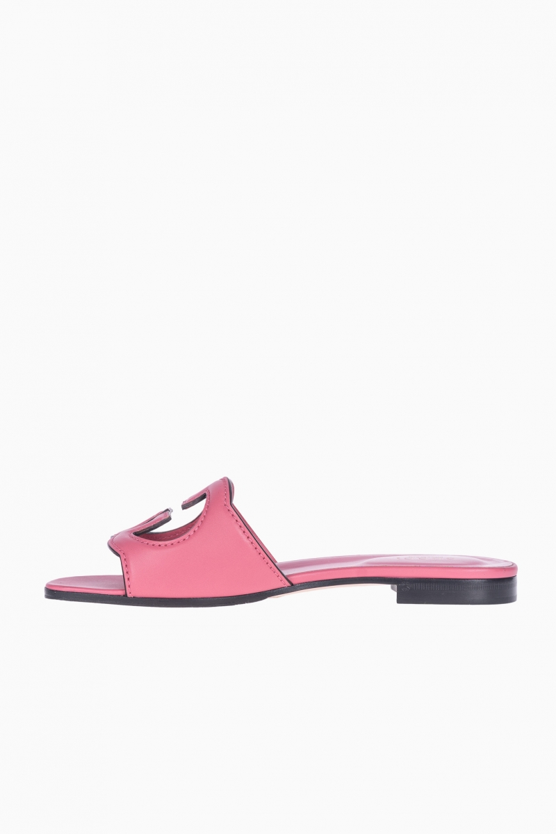 GUCCI DAMEN-SLIP-ON-SANDALEN MIT GG-LOGO