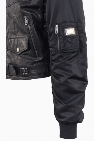 CHAQUETA DE CUERO DOLCE&GABBANA HOMBRE