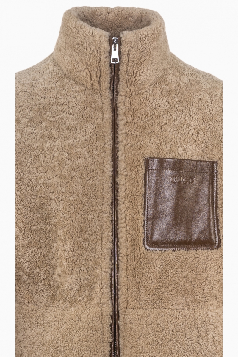 GUCCI MEN'S JACKET SHEARLING