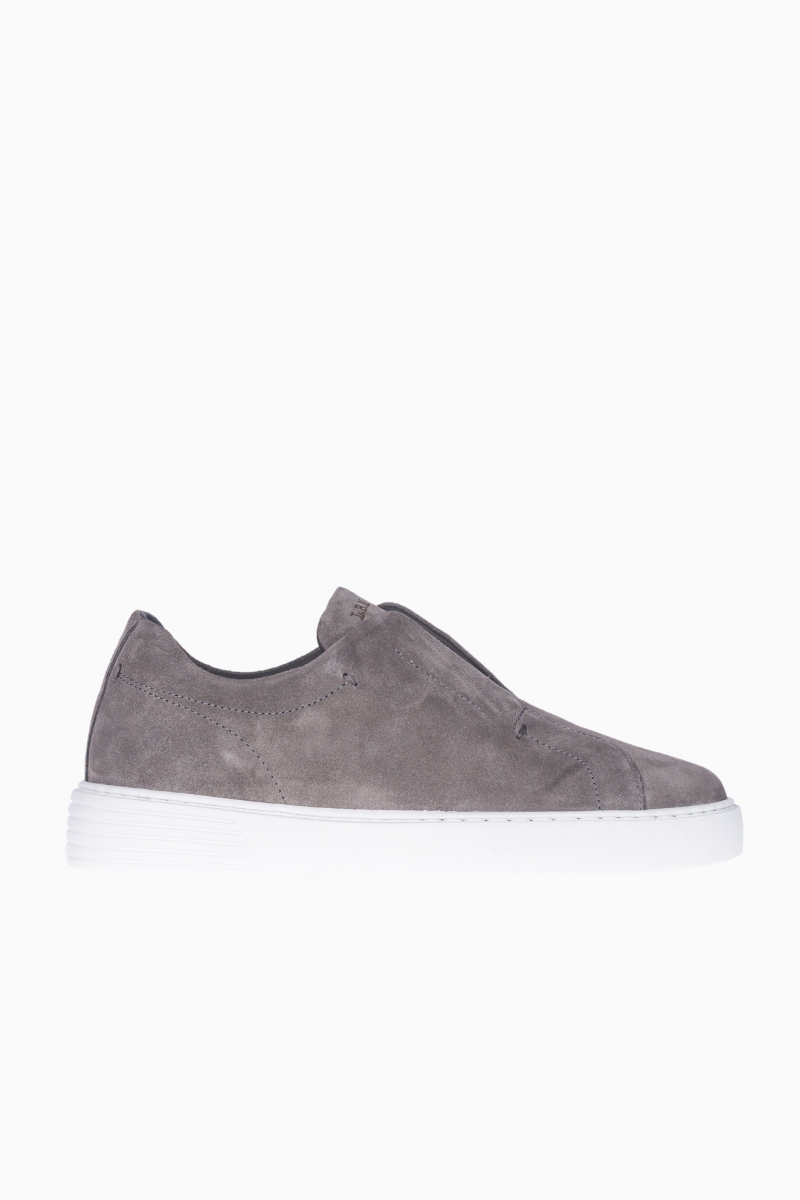 L.B.M. 1911 MEN'S SUEDE SLIP-ON TRAINERS