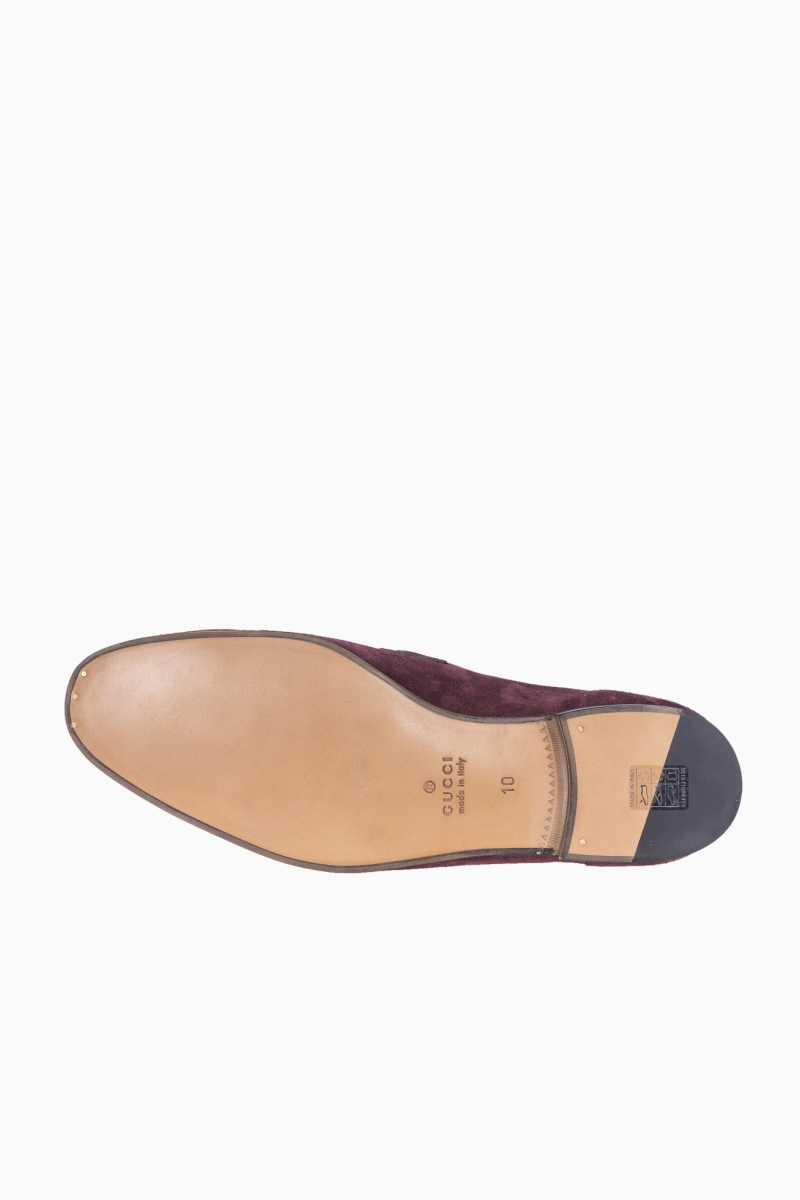 MOCASINES JORDAN DE GUCCI PARA HOMBRE CON DETALLE DE HERRADURA