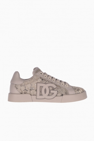 SNEAKERS DAMA DOLCE&GABBANA PORTOFINO DANTELA TAORMINA