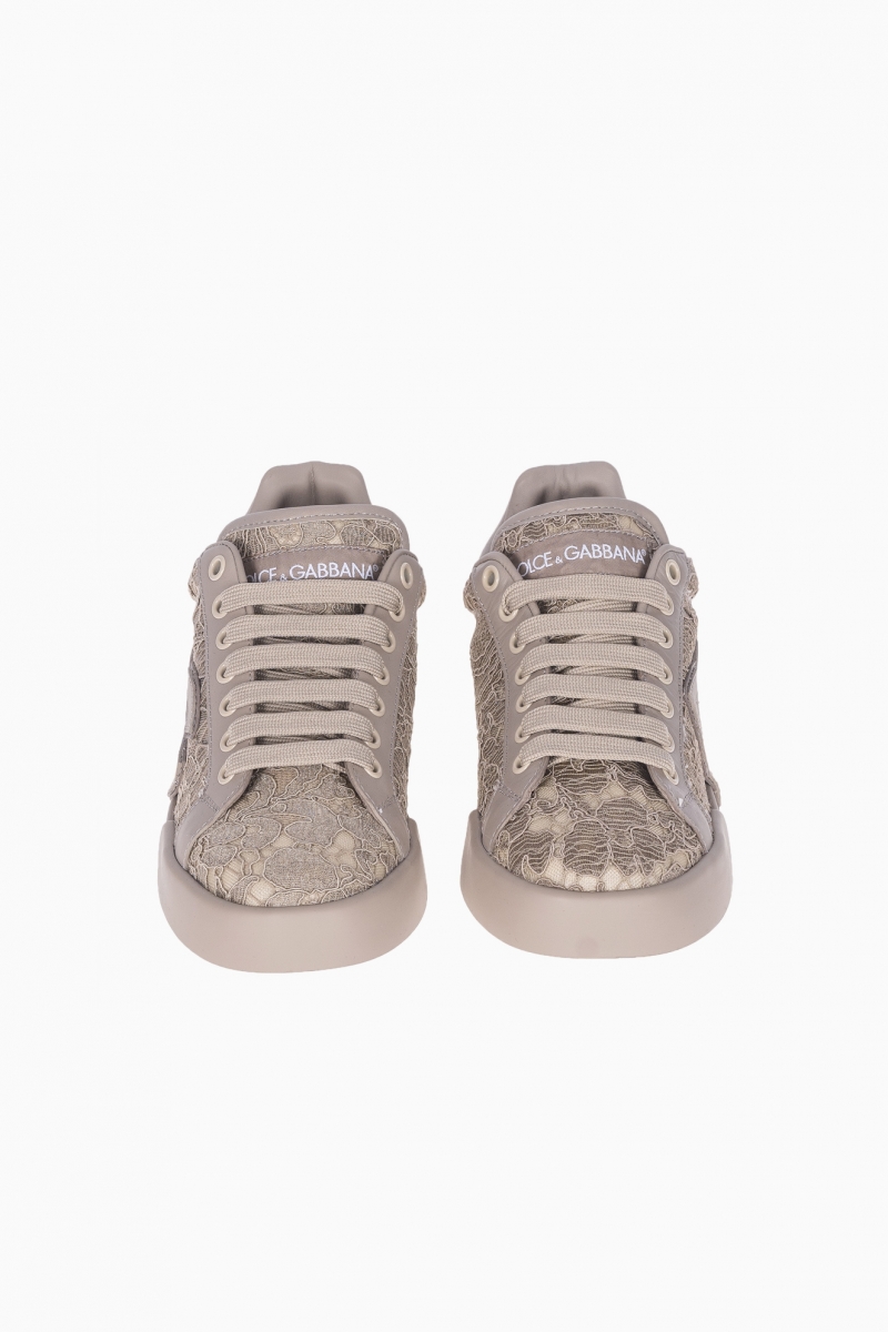 SNEAKERS DAMA DOLCE&GABBANA PORTOFINO DANTELA TAORMINA