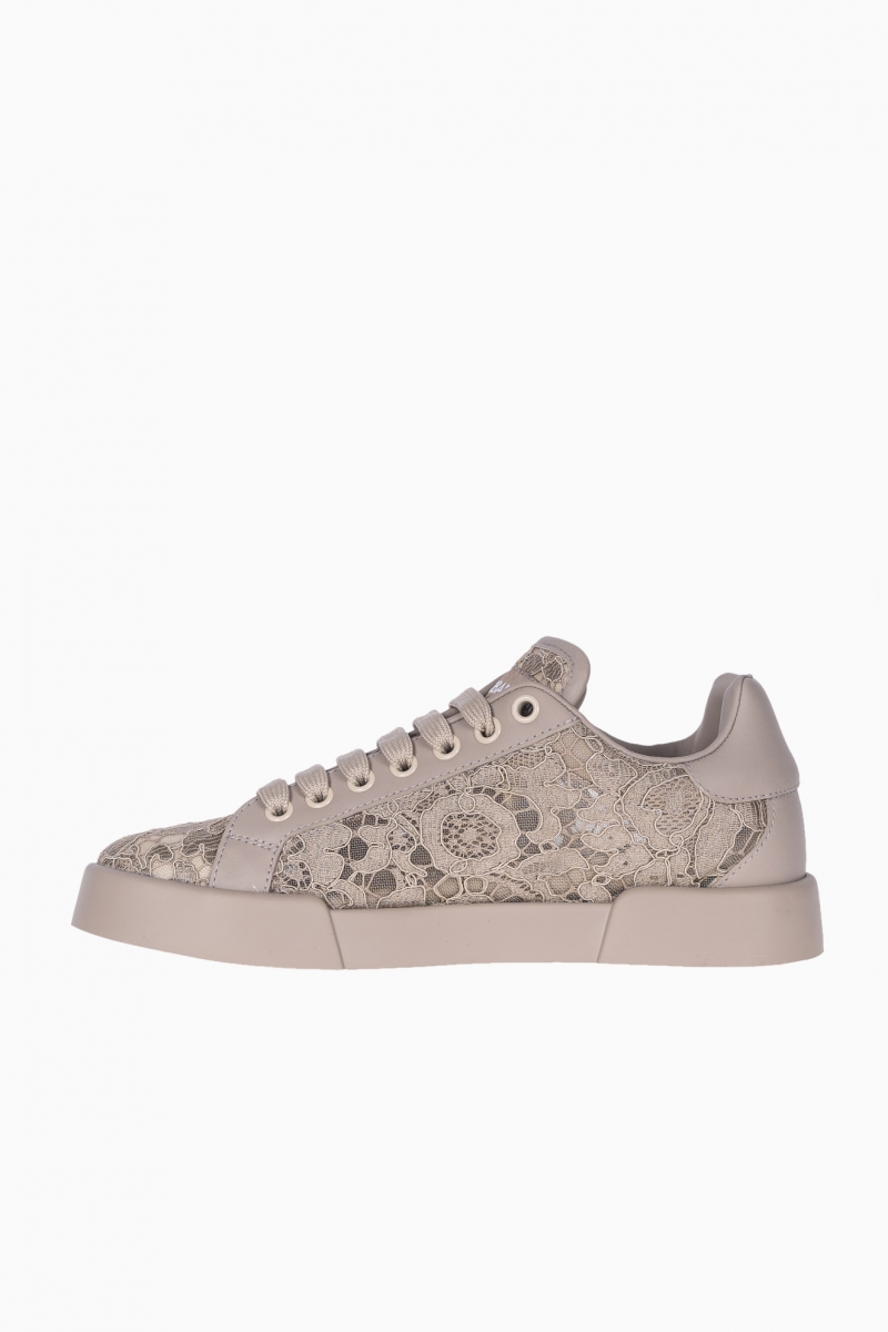 SNEAKERS DAMA DOLCE&GABBANA PORTOFINO DANTELA TAORMINA