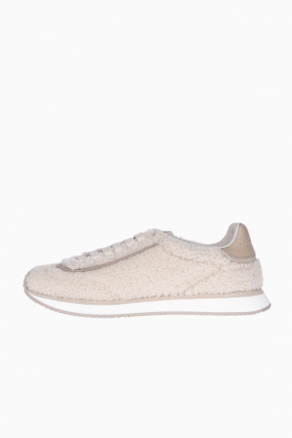 DOLCE&GABBANA WOMEN`S DG SHEARLING SNEAKERS