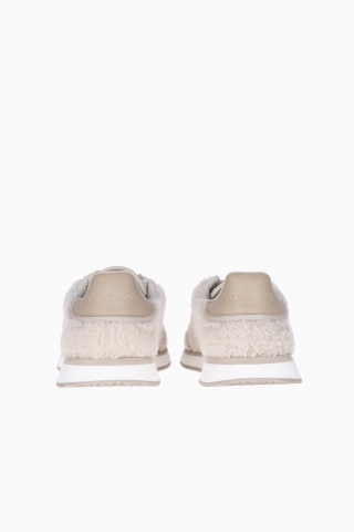 DOLCE&GABBANA WOMEN`S DG SHEARLING SNEAKERS