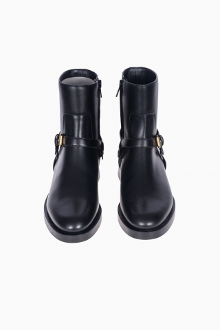 PRADA HERREN LOGO PLAQUE KAMPFSTIEFEL