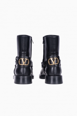 PRADA HERREN LOGO PLAQUE KAMPFSTIEFEL