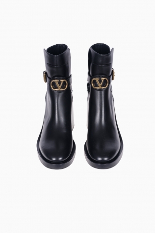 VALENTINO GARAVANI VLOGO SIGNATURE-STIEFELETTEN FÜR DAMEN