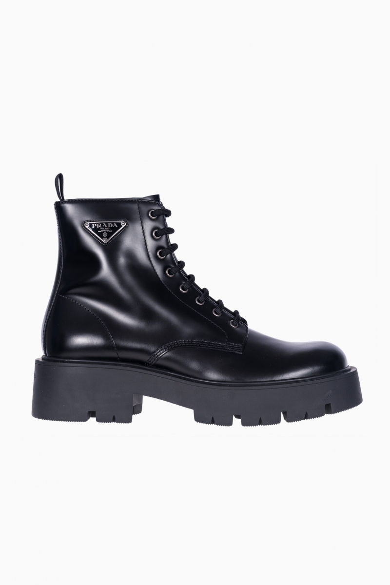 GHETE BABATI PRADA LOGO COMBAT