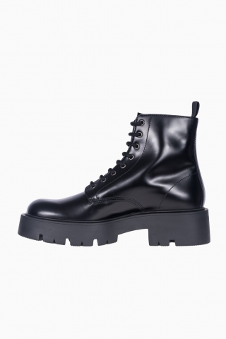 PRADA COMBAT BOOTS MIT LOGO-PLAKETTE FÜR HERREN