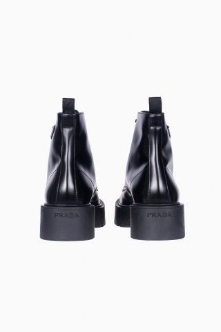 PRADA COMBAT BOOTS MIT LOGO-PLAKETTE FÜR HERREN