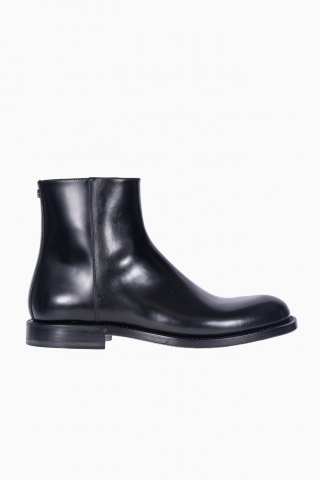 DOLCE&GABBANA HERREN STIEFELETTEN AUS GEBÜRSTETEM LEDER