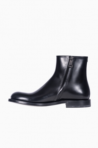 DOLCE&GABBANA HERREN STIEFELETTEN AUS GEBÜRSTETEM LEDER
