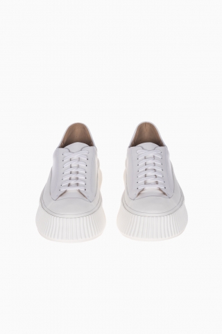 JIL SANDER MEN'S LACE-UP CHUNKY SNEAKERS